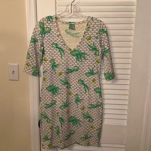 Manuel Canovas fish dress. French luxury brand